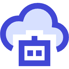 Ai Cloud Robot Icon from Sharp Duo Set