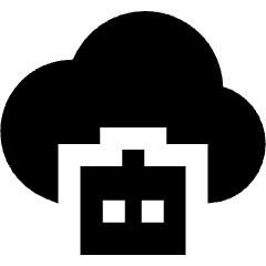 Ai Cloud Robot Icon from Sharp Solid Set