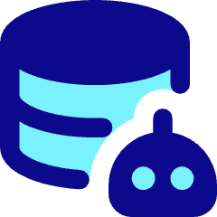 Ai Database Robot Icon from Core Pop Set