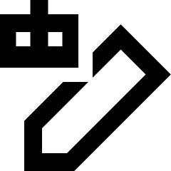 Ai Edit Robot Icon from Sharp Remix Set