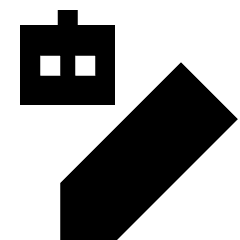 Ai Edit Robot Icon from Sharp Solid Set