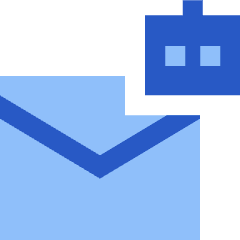 Ai Email Generator Robot Icon from Sharp Flat Set