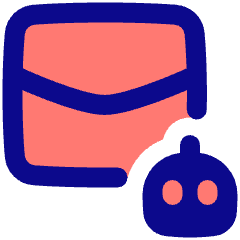 Ai Email Generator Robot Icon from Plump Pop Set