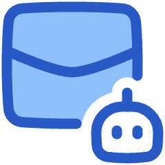 Ai Email Generator Robot Icon from Plump Duo Set