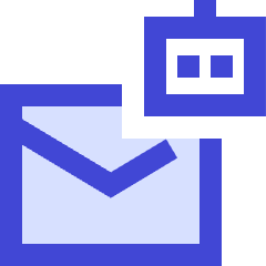 Ai Email Generator Robot Icon from Sharp Duo Set