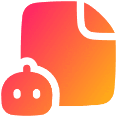 Ai File Robot Icon from Plump Gradient Set