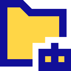 Ai Folder Robot Icon from Sharp Pop Set