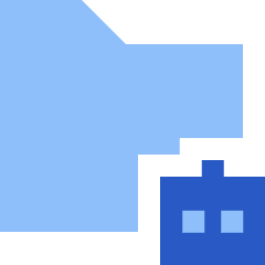 Ai Folder Robot Icon from Sharp Flat Set