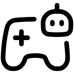 Ai Gaming Robot Icon from Plump Line Set