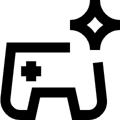 Ai Gaming Spark Icon from Sharp Line Set