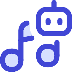 Ai Generate Music Robot Icon from Flex Duo Set