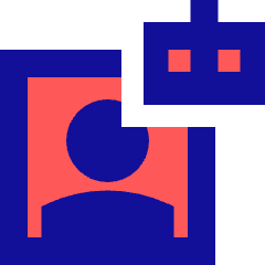 Ai Generate Portrait Image Robot Icon from Sharp Pop Set