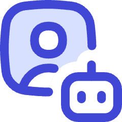 Ai Generate Portrait Image Robot Icon from Flex Duo Set