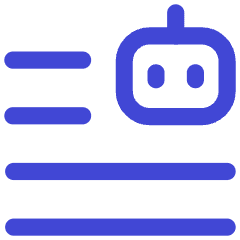 Ai Generate Text Robot Icon from Flex Duo Set