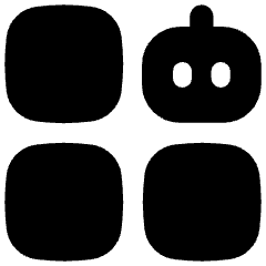 Ai Generate Variation Robot Icon from Flex Solid Set