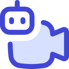 Ai Generate Video Camera Robot Icon from Flex Duo Set