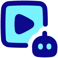 Ai Generate Video Robot Icon from Plump Pop Set