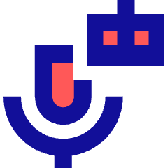 Ai Generate Voice Robot 2 Icon from Sharp Pop Set