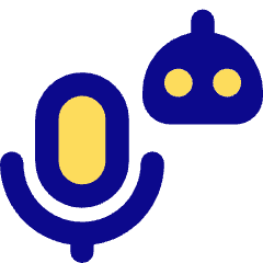 Ai Generate Voice Robot 2 Icon from Core Pop Set