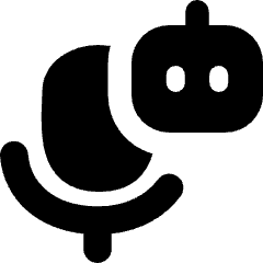 Ai Generate Voice Robot 2 Icon from Flex Solid Set