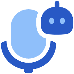 Ai Generate Voice Robot 2 Icon from Plump Flat Set