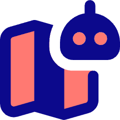 Ai Map Generating Robot Icon from Core Pop Set