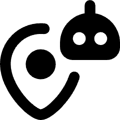 Ai Navigation Robot Icon from Core Remix Set