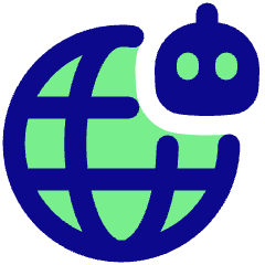 Ai Network Robot Icon from Plump Pop Set