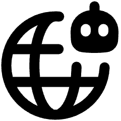 Ai Network Robot Icon from Plump Remix Set