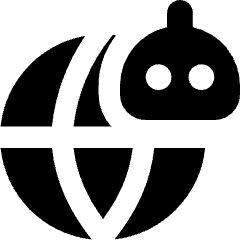 Ai Network Robot Icon from Core Solid Set