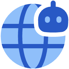 Ai Network Robot Icon from Plump Flat Set
