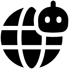 Ai Network Robot Icon from Plump Solid Set