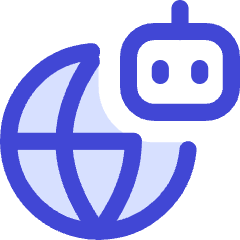 Ai Network Robot Icon from Flex Duo Set