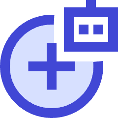 Ai New Robot Icon from Sharp Duo Set