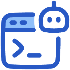 Ai Prompt Robot Icon from Plump Duo Set