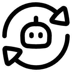Ai Redo Robot Icon from Plump Line Set