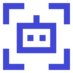 Ai Scanner Robot Icon from Sharp Duo Set
