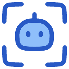 Ai Scanner Robot Icon from Plump Duo Set