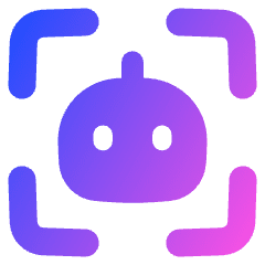 Ai Scanner Robot Icon from Plump Gradient Set