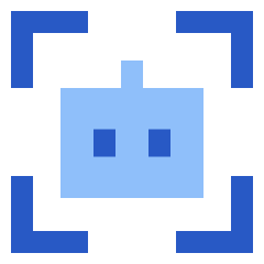 Ai Scanner Robot Icon from Sharp Flat Set