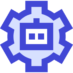 Ai Settings Robot Icon from Sharp Duo Set
