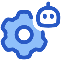 Ai Settings Robot Icon from Plump Duo Set