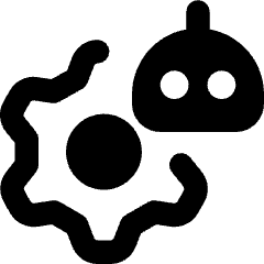 Ai Settings Robot Icon from Core Remix Set