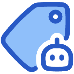 Ai Tagging Robot Icon from Plump Duo Set