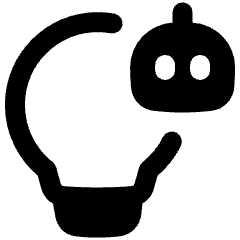 Ai Technology Robot Icon from Plump Remix Set