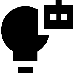 Ai Technology Robot Icon from Sharp Solid Set