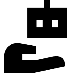 Ai Tools Robot Icon from Sharp Solid Set