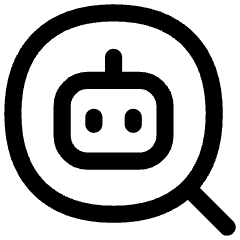 Ai Upscale Robot Icon from Flex Line Set