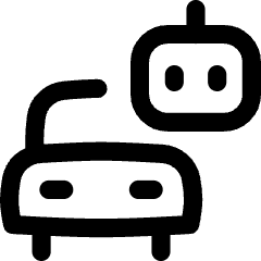 Ai Vehicle Robot 2 Icon from Flex Line Set