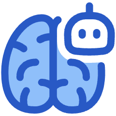 Artificial Intelligence Robot Icon from Plump Duo Set